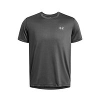 Polera manga corta UA launch hombre GRIS