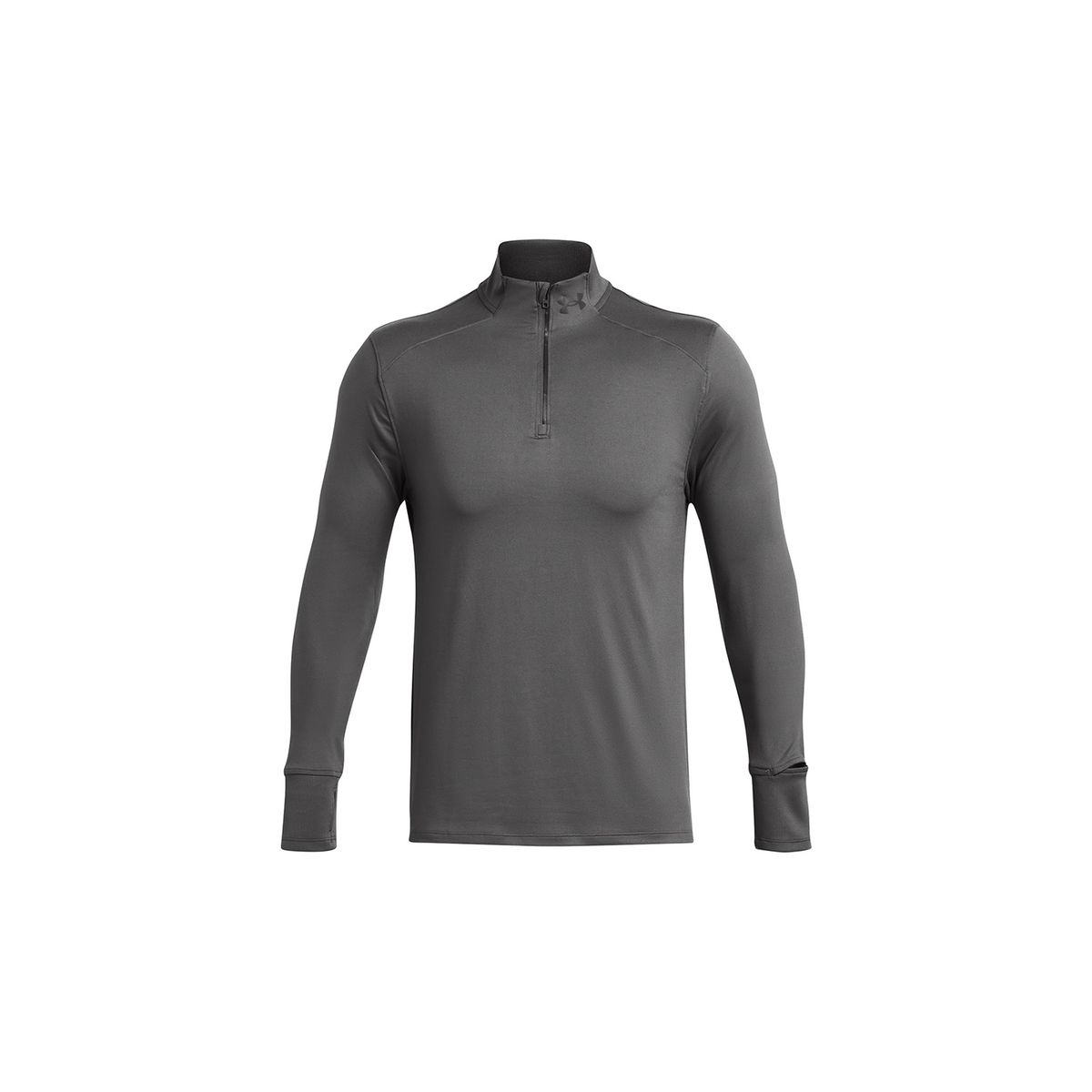 UNDER ARMOUR - Polerón Qualifier Run 1/4 Zi Gris Hombre UNDER ARMOUR