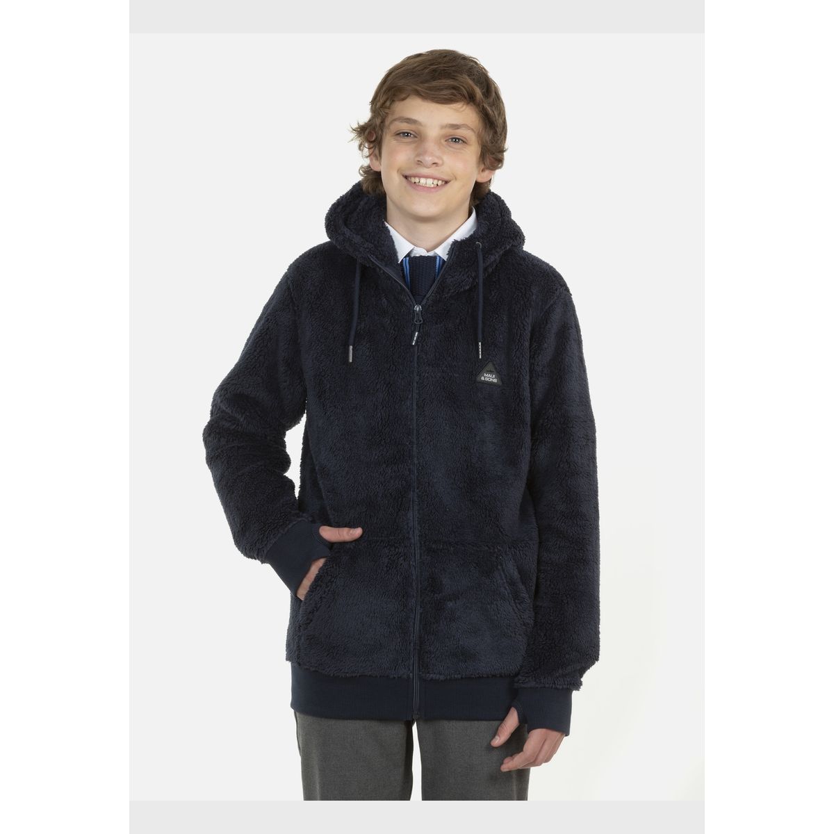 MAUI AND SONS - Poleron Juvenil Escolar 5E124-MC20 Azul Maui and Sons