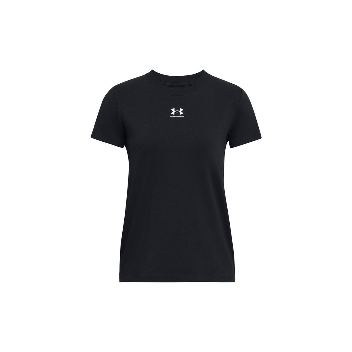 UNDER ARMOUR - Polera manga corta Rival Core mujer Negro UNDER ARMOUR