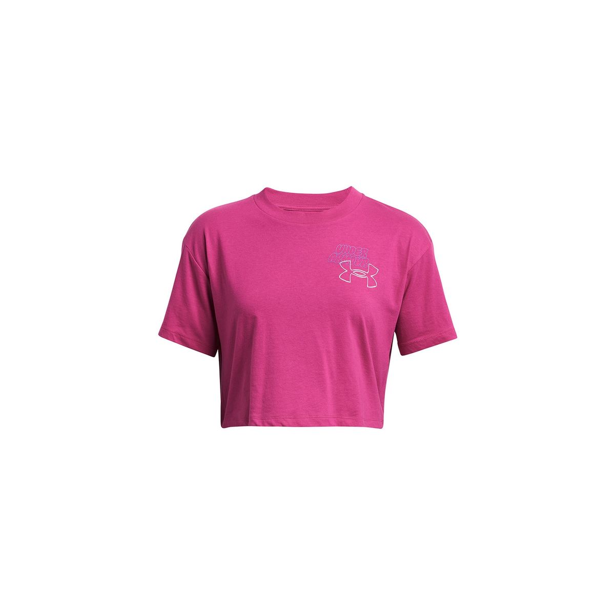 UNDER ARMOUR - Polera UA Bubble Script mujer Rosado UNDER ARMOUR