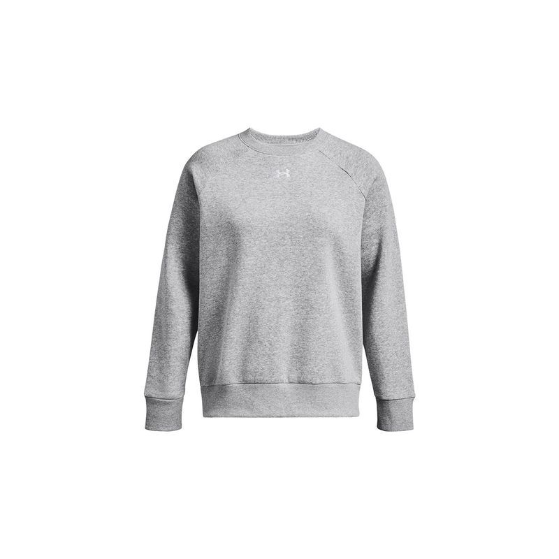 UNDER ARMOUR - Polerón UA Rival Gris para mujer UNDER ARMOUR