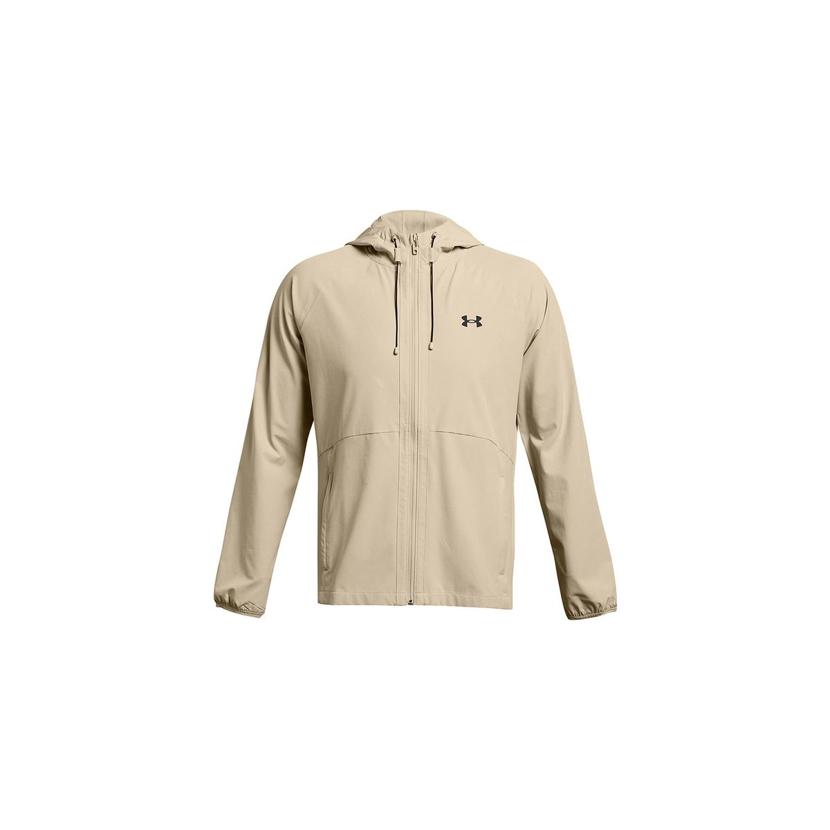UNDER ARMOUR - Cortavientos UA Woven Beige para hombre UNDER ARMOUR