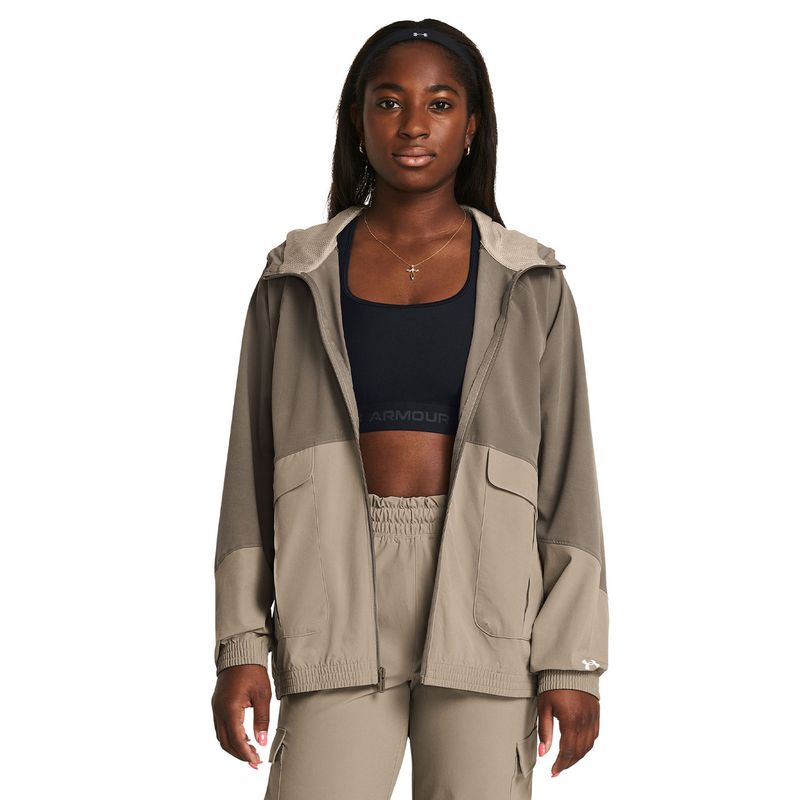 UNDER ARMOUR - Chaqueta UA ArmourSport Cargo mujer Café UNDER ARMOUR