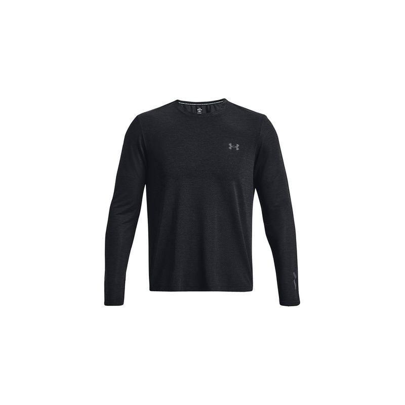 UNDER ARMOUR - Polera UA Seamless Stride hombre Negro UNDER ARMOUR