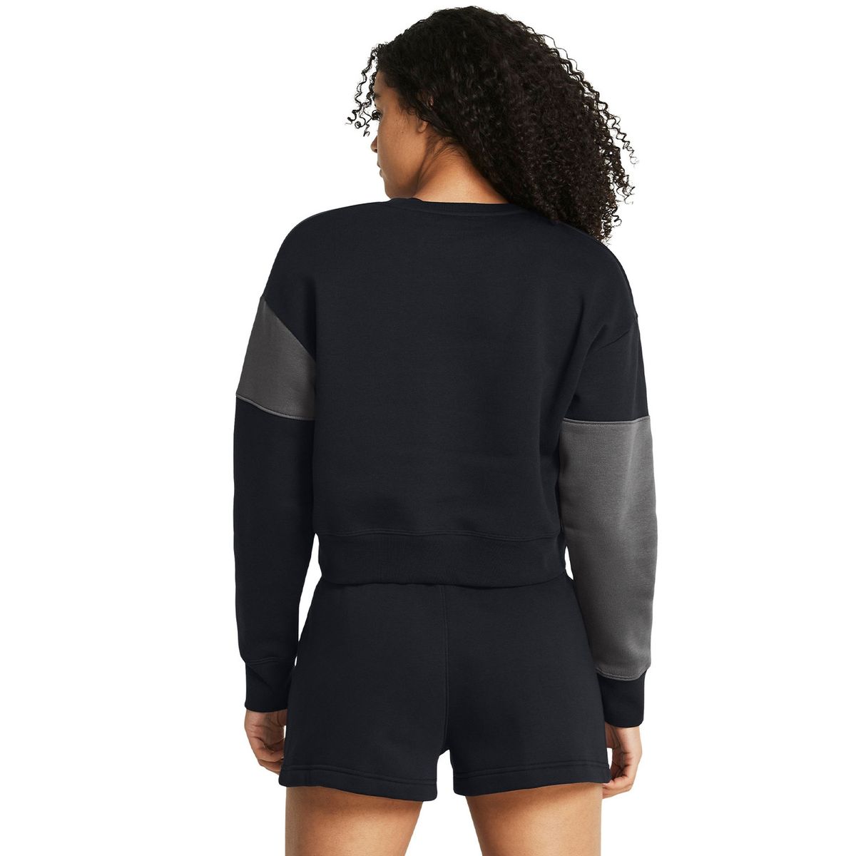 UNDER ARMOUR - Polerón UA Essential Fleece Ic mujer Negro UNDER ARMOUR