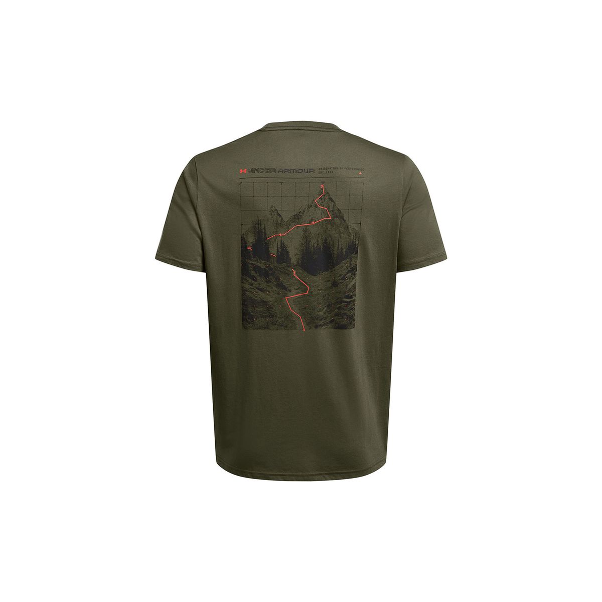 UNDER ARMOUR - Polera UA Reaching Peak hombre Verde UNDER ARMOUR