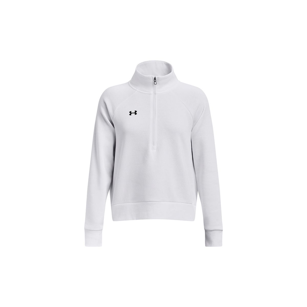 UNDER ARMOUR - Polerón UA Rival Blanco para mujer UNDER ARMOUR