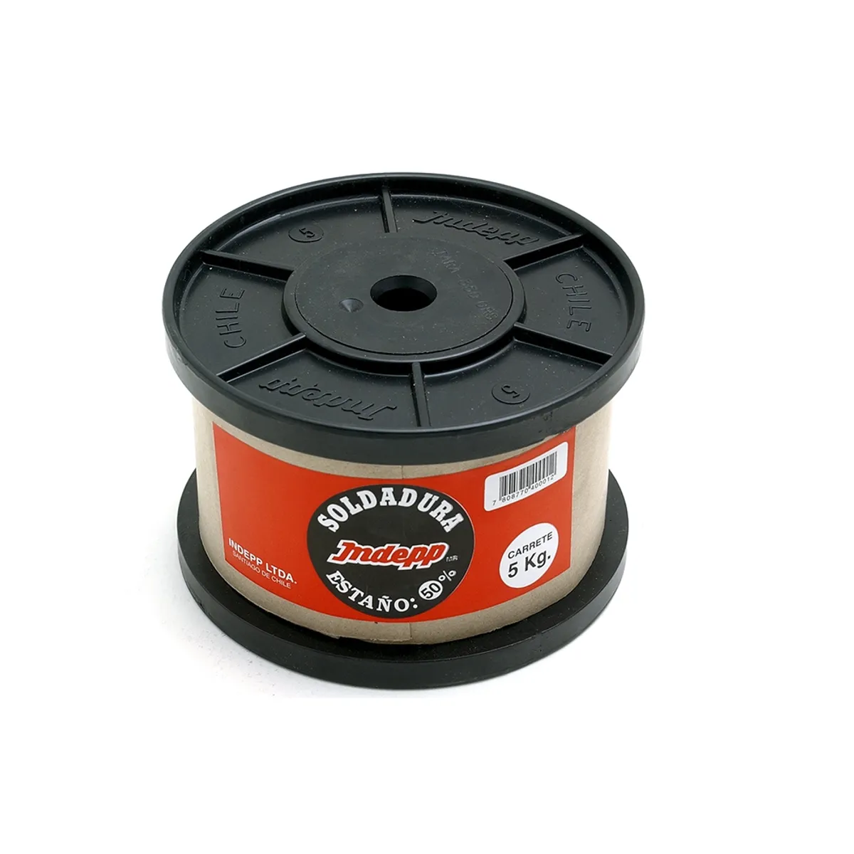INDEPENDIENTE - ESTAÑO SOLDADURA CARRETE 3MM 50% 5KG INDEPP