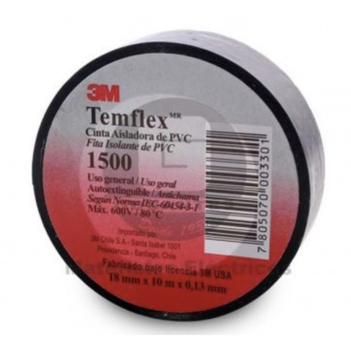 GENERICO - HUINCHA AISLADORA 10MTS NEGRA 3MTESA