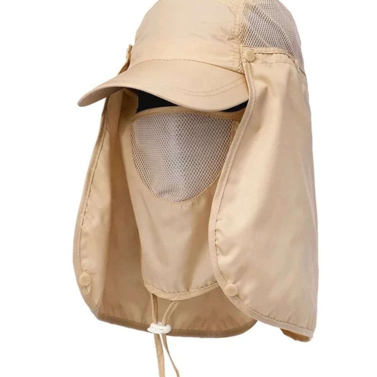 GENERICO - Gorro Visera Con Protección Solar Campin Caza Impermeable