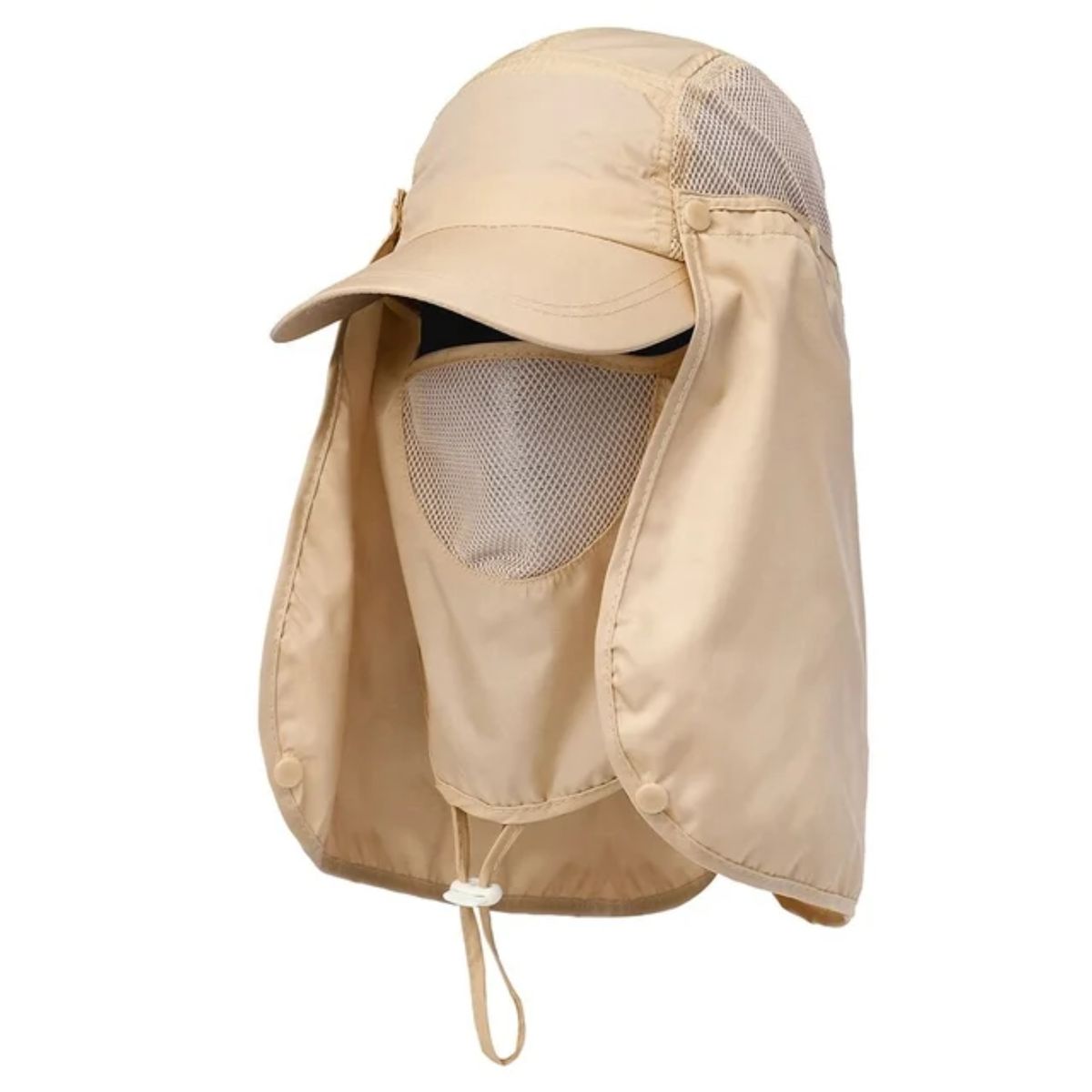 GENERICO - Gorro Visera Con Protección Solar Campin Caza Impermeable
