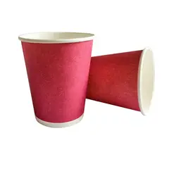 GENERICO - Vaso Carton Morado 20 Unidades 87x75x53mm