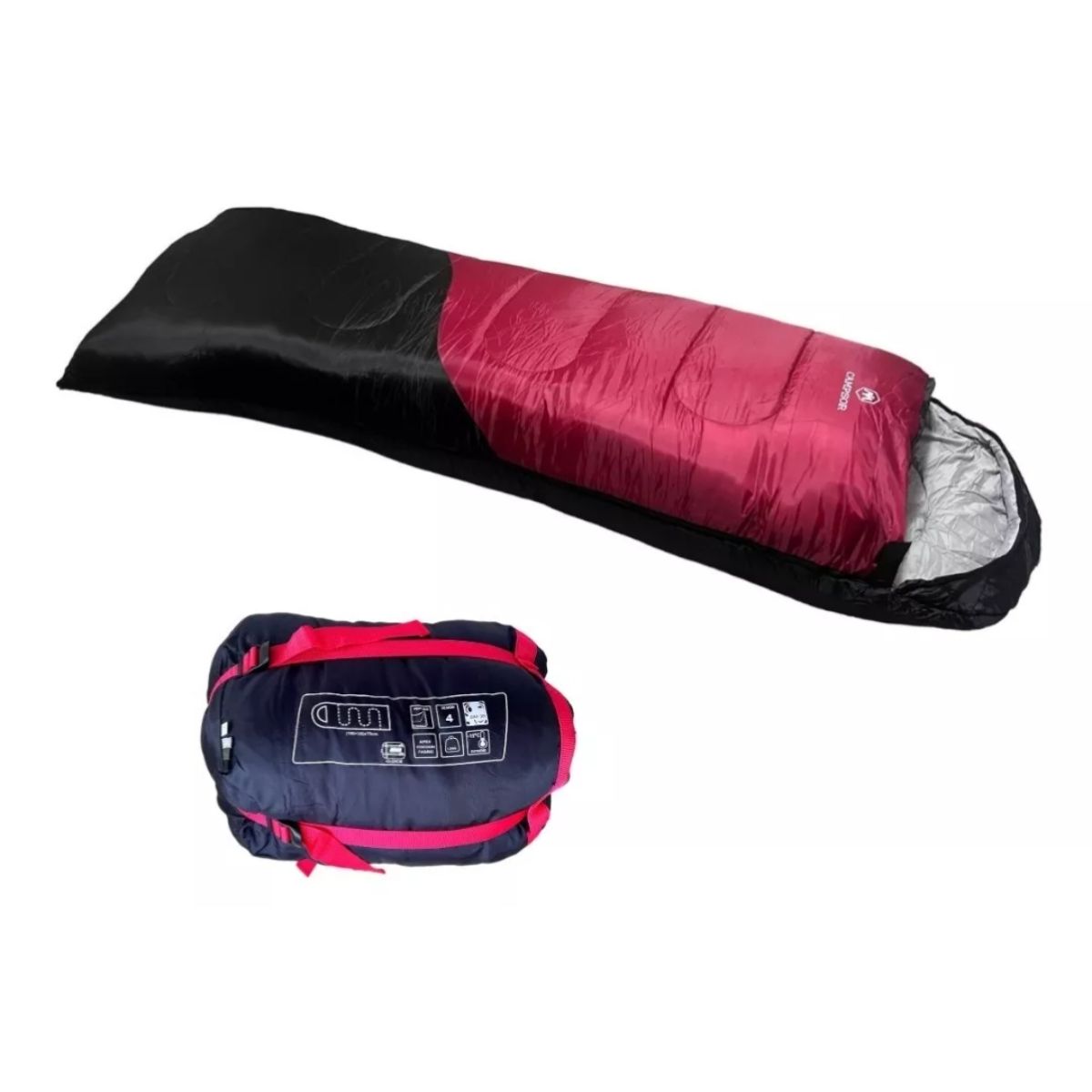 GENERICO - Saco D Dormir Para Camping Caza Pesca Marca Campsor -10º15º
