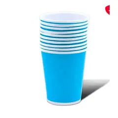 GENERICO - Vaso Carton Celeste 87*75*53 20 Unidades