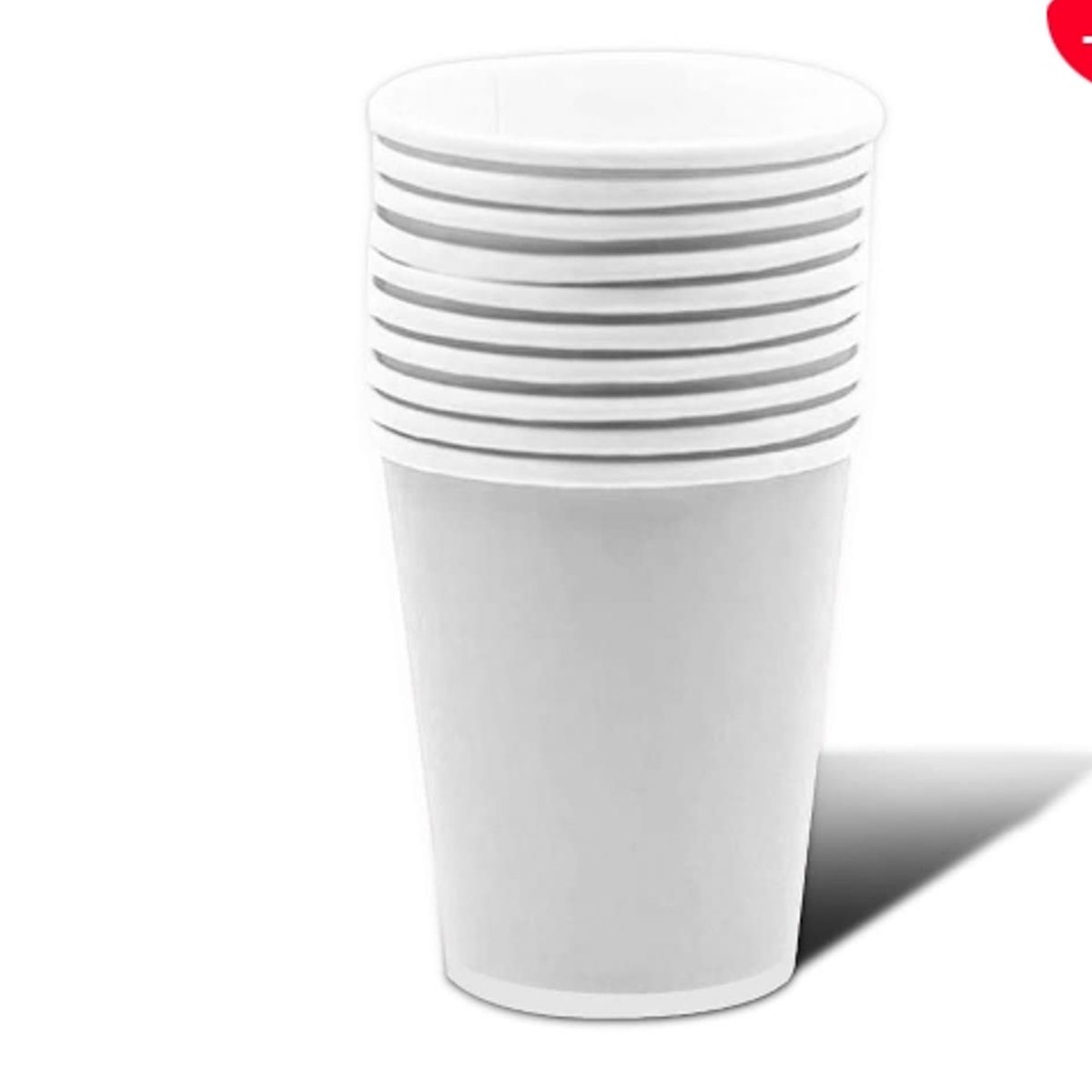 GENERICO - Vaso Carton Blanco 87*75*53 20 Unidades