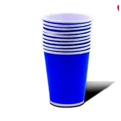 GENERICO - Vaso Carton Azul 87*75*53 20 Unidades