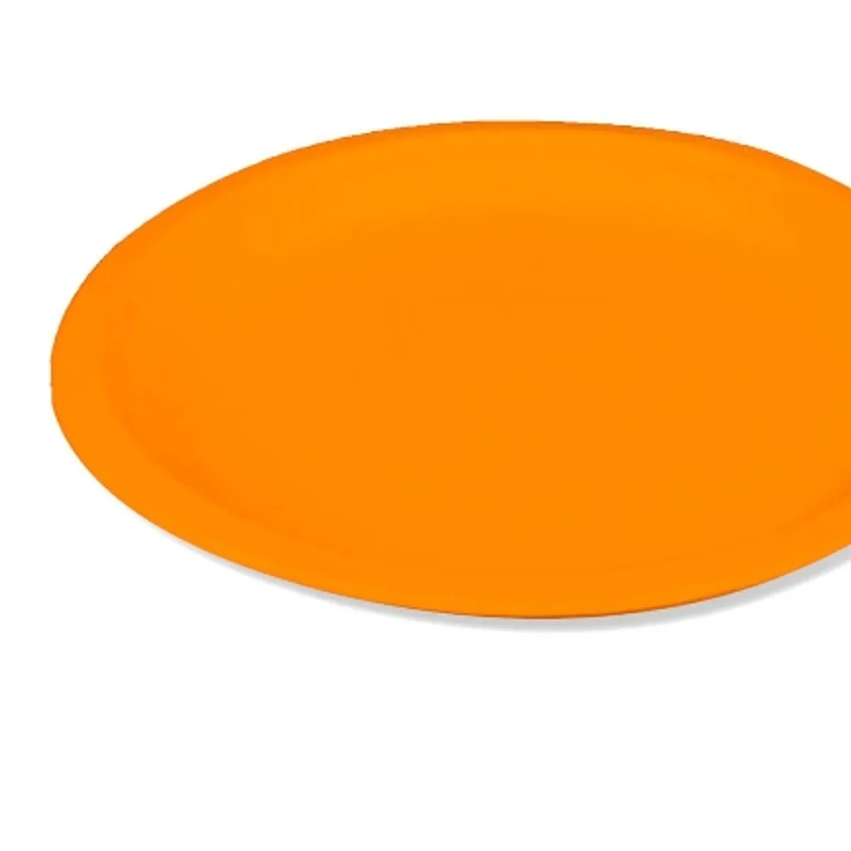 GENERICO - Plato Carton Naranja 18*18CM 20 Unidades