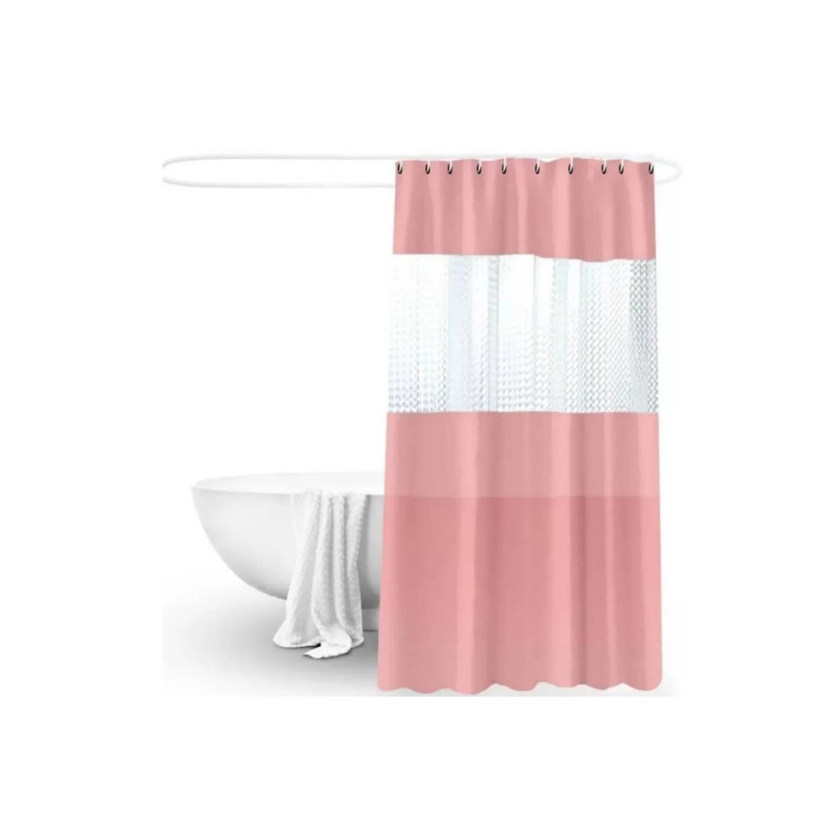 GENERICO - SET DE BAÑO COMBO ELEGANTE ROSADO