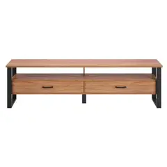 ROCA - Rack Queule Tv 75" Roble - Negro