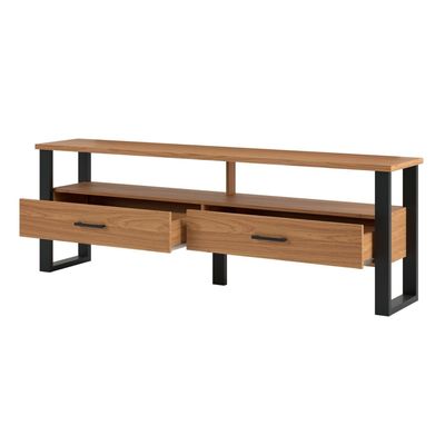 Imagen 2 del producto Rack Queule Tv 75 Roble - Negro