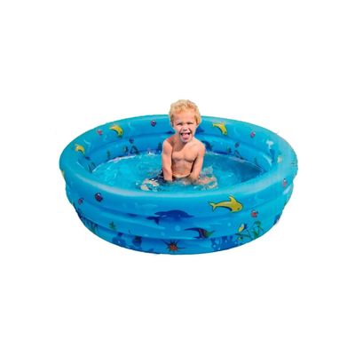 Imagen 2 del producto Piscina Inflable Redonda 100x35 Delfines - SC