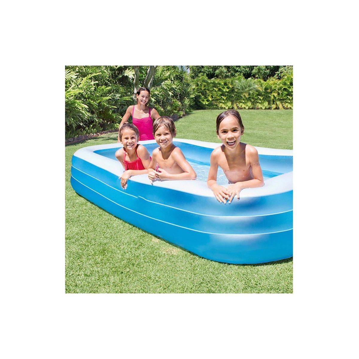 GENERICO - Piscina Inflable Rectangular 262x175x51cms - SC