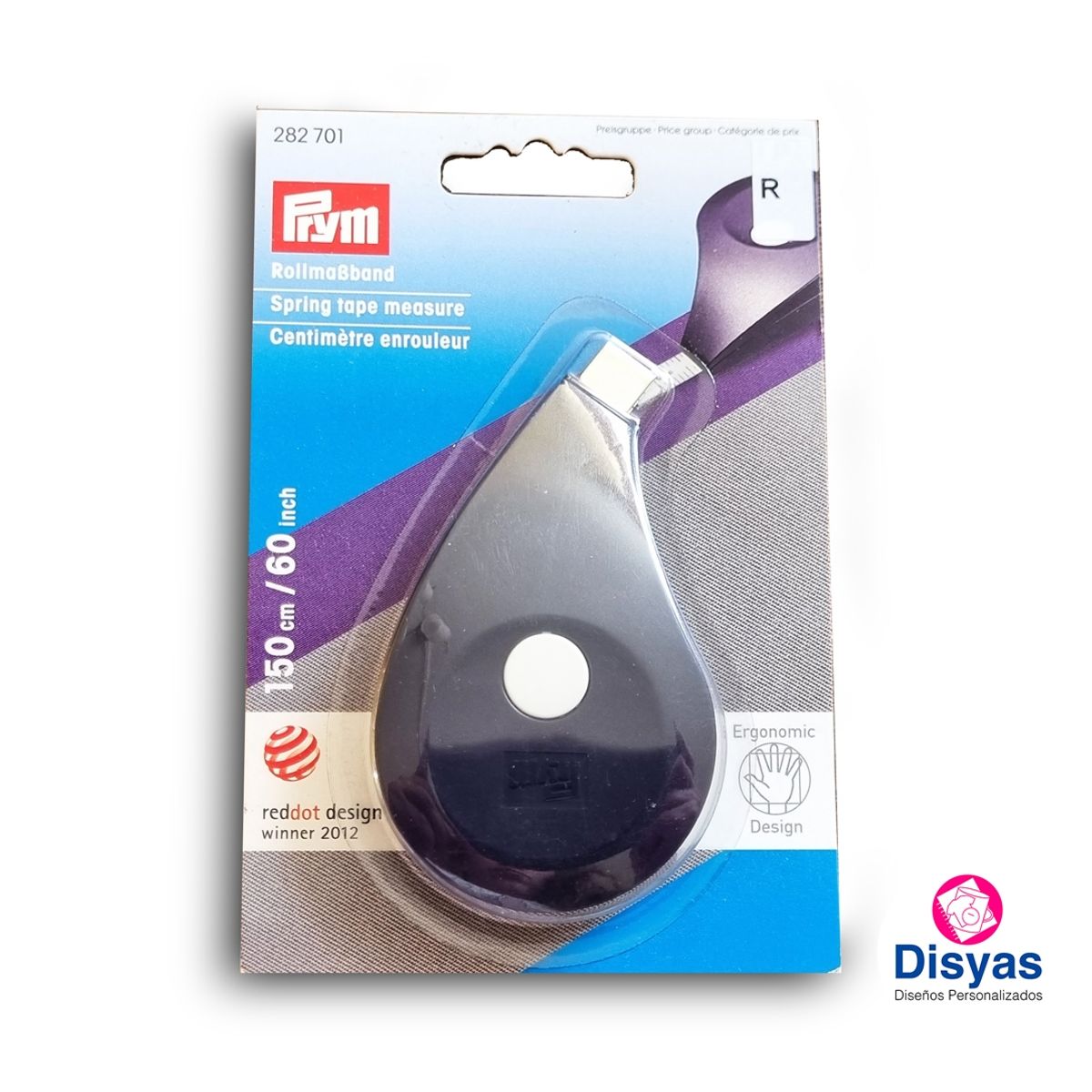 PRYM - Cinta Métrica Automática Prym Ergonómica Costura
