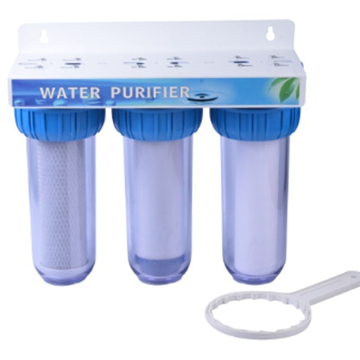 H2O - Filtro triple eliminador de partículas-cloro-sarro pp-udf-cto