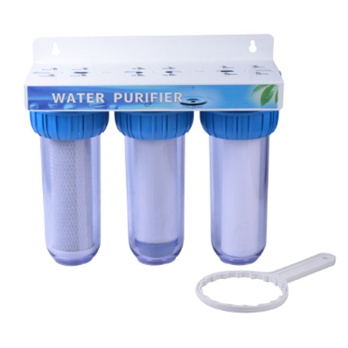 H2O - Filtro triple eliminador de partículas-cloro-sarro pp-udf-cto