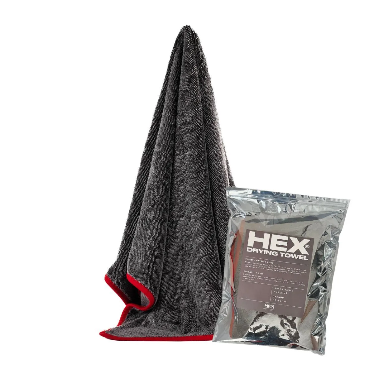 GENERICO - Toalla Microfibra Para Secado Del Auto Hex 600 Gsm