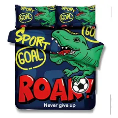 GENERICO - CUBRECAMA DE NIÑO 1.5 PLAZA QUILT DINO GOAL SPORT DIANA