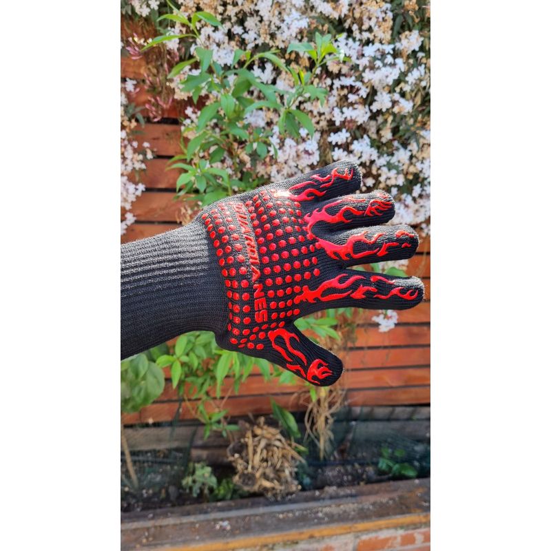 GENERICO - Guantes de Calor Algodón-Silicona Guardianes