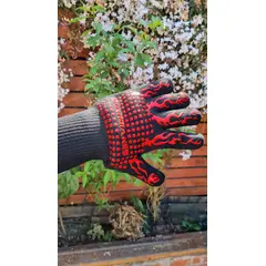GENERICO - Guantes de Calor Algodón-Silicona Guardianes