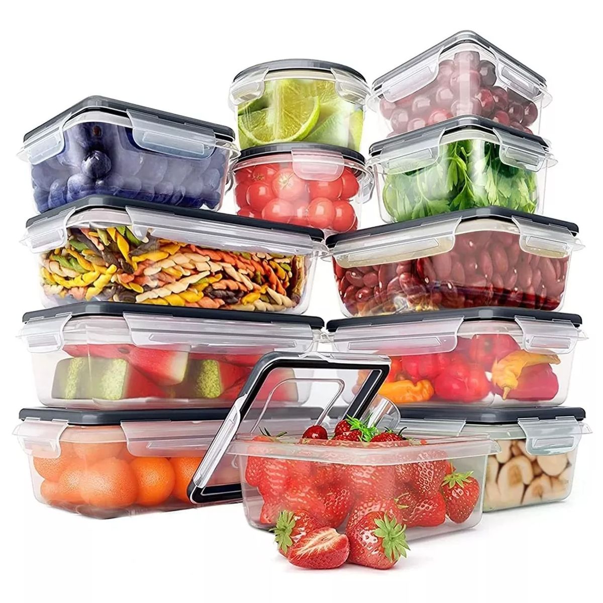 EVERSO - Contenedores Herméticos Para Almacenar Alimentos 12 Uds