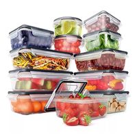 Contenedores Herméticos Para Almacenar Alimentos 12 Uds