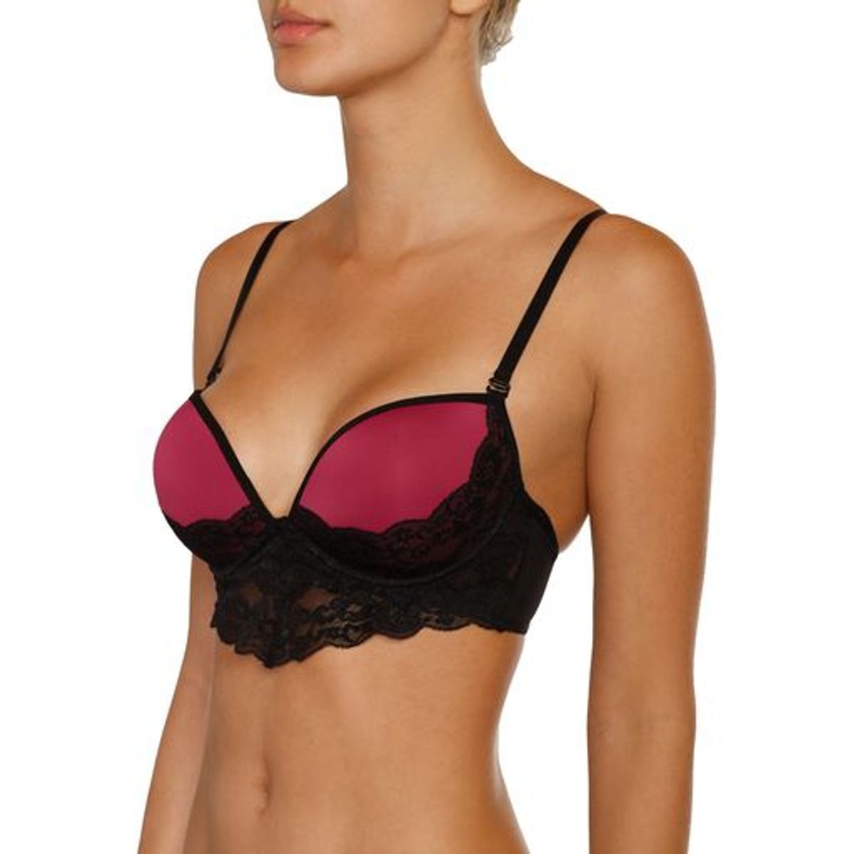 BAZIANI - Sostén Microfibra Encaje 3780
