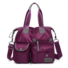 DANWEILE - Bolso bandolera mujer gran capacidad Morado
