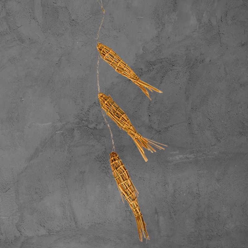 WITRALUN SOUTH AMERICA HANDMADE CRAFT - Set de Kimpe de Pescados de Junquillo