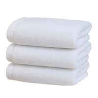 Set 3 Toallas De Cuerpo de Baño Hotel De Algodon Blancas 70x140 500gr