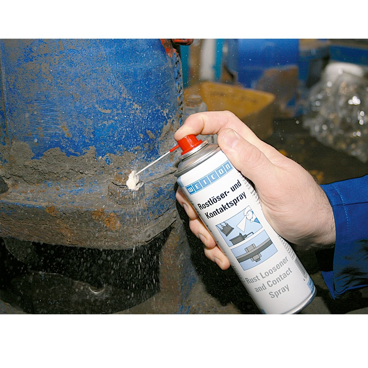 WEICON - Spray Lubricante Aflojatodo 400 Ml Grado Alimenticio Elimina Óxido