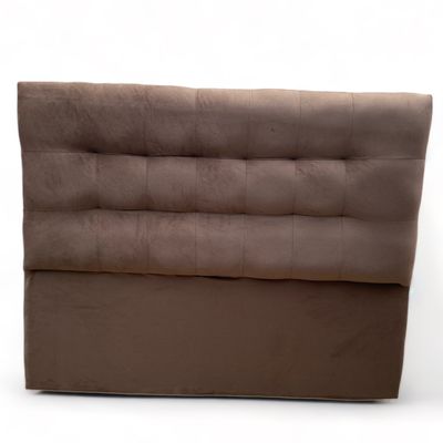 Imagen 2 del producto Respaldo De Cama 2 Plazas Valencia Felpa Café