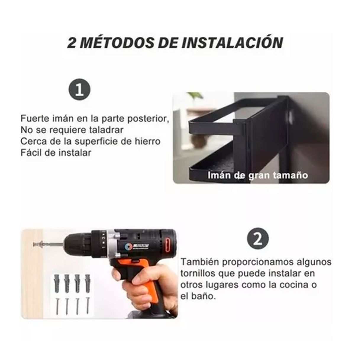 GENERICO - Soporte Magnético Para Toallas De Papel Para Refrigerador