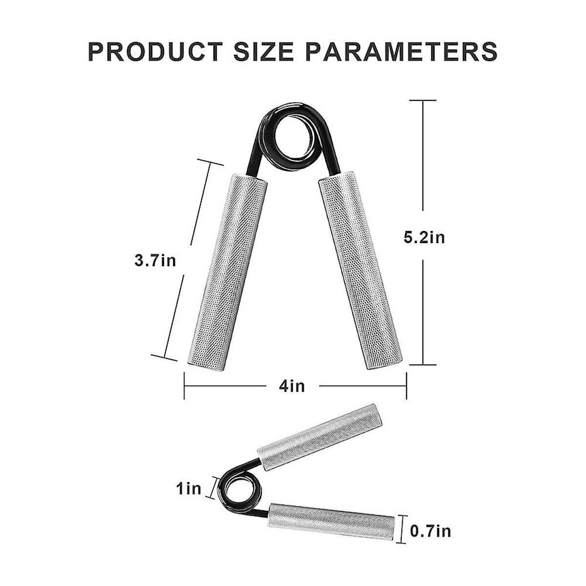 GENERICO - Heavy Grip SET Agarre Fuerza de mano 45 kg a 157kg