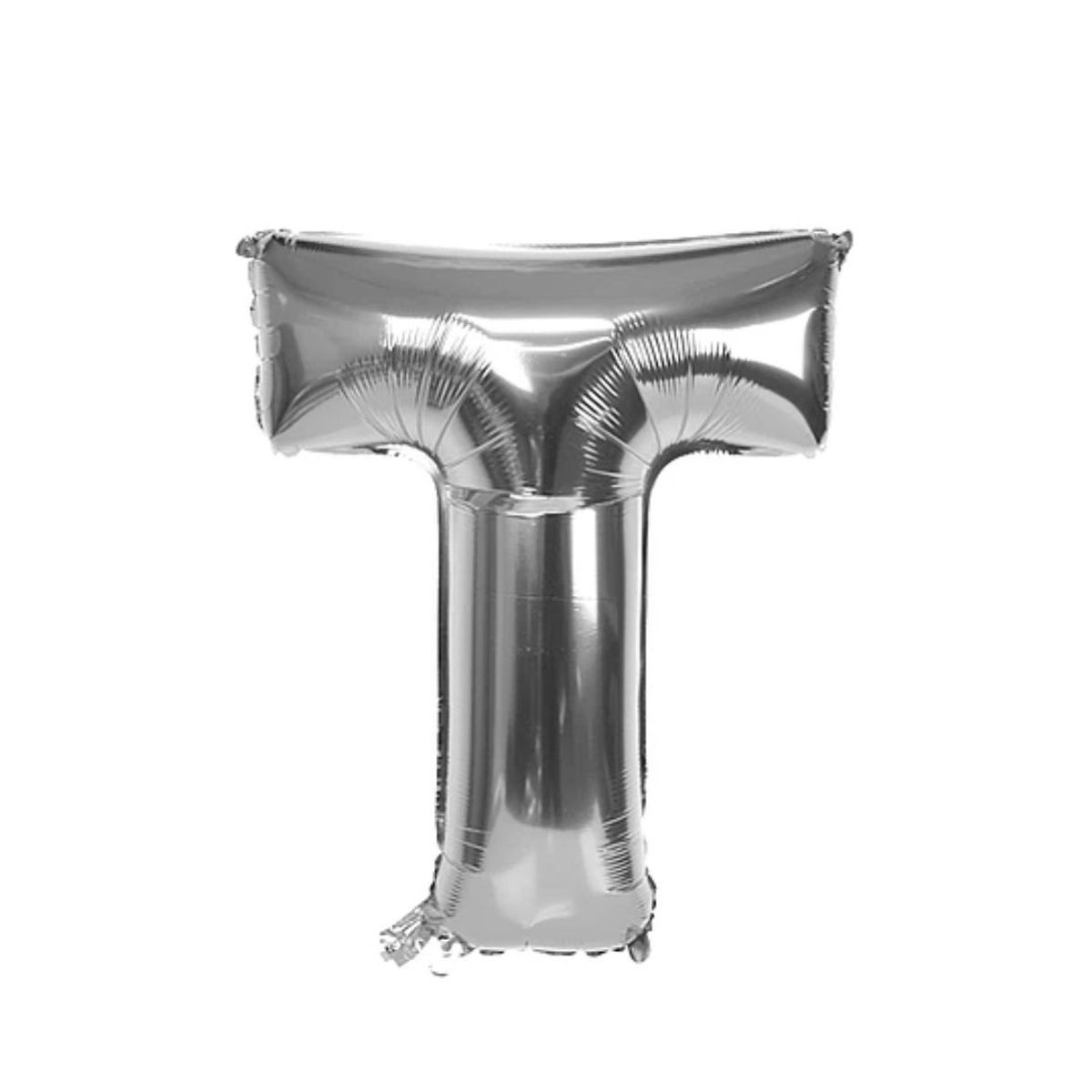 GENERICO - Globo letra T Plateada 16 Pulgadas
