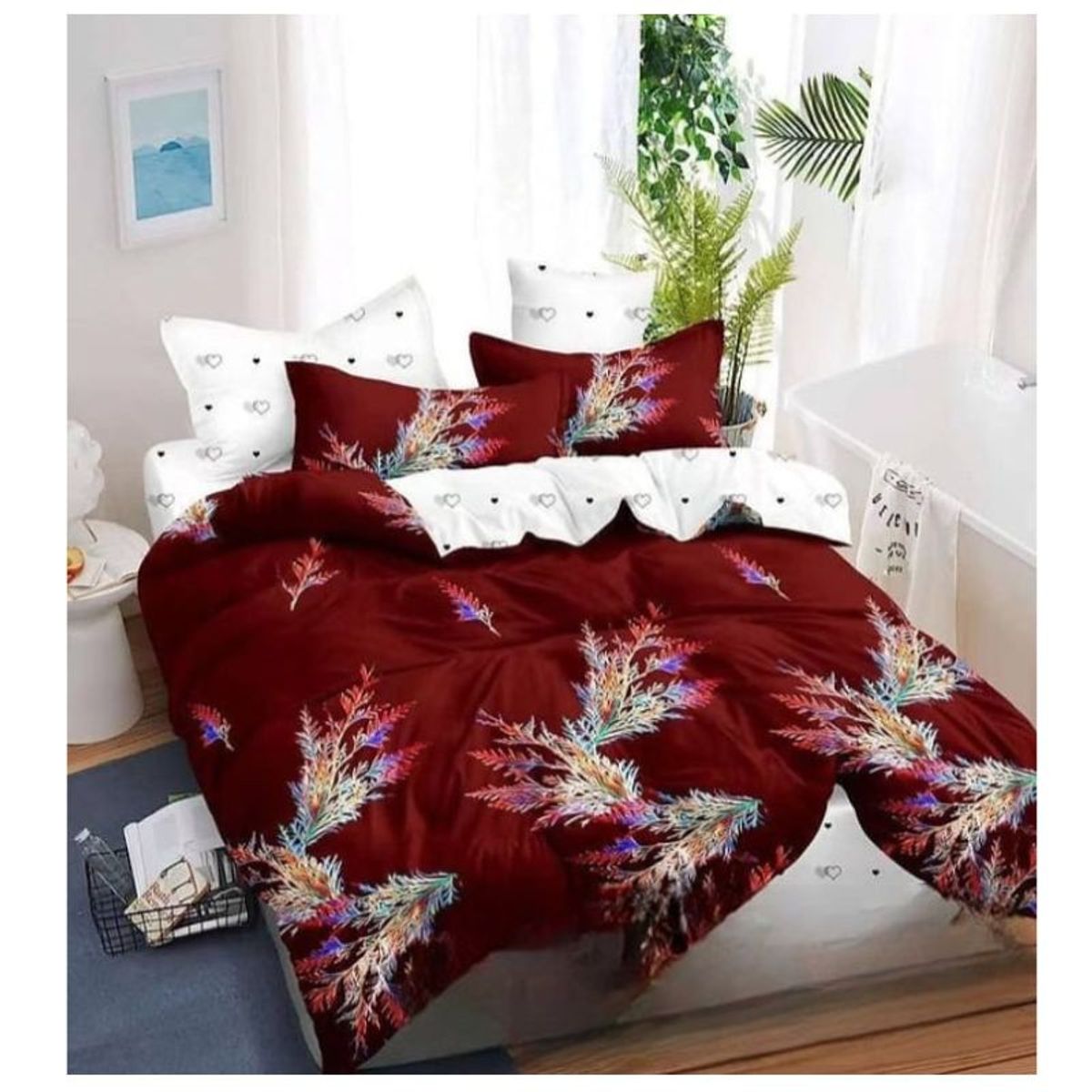 GENERICO - Cubrecama Quilt Verano 2 Plazas Diseños Estampados