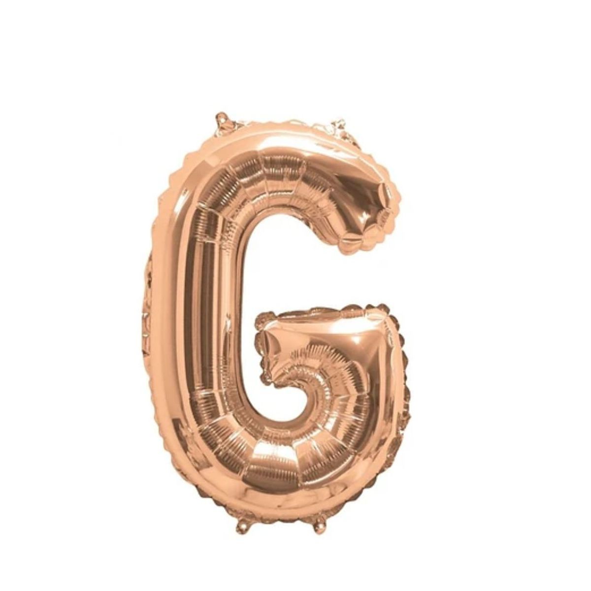 GENERICO - Globo letra G Oro Rosa 16 Pulgadas