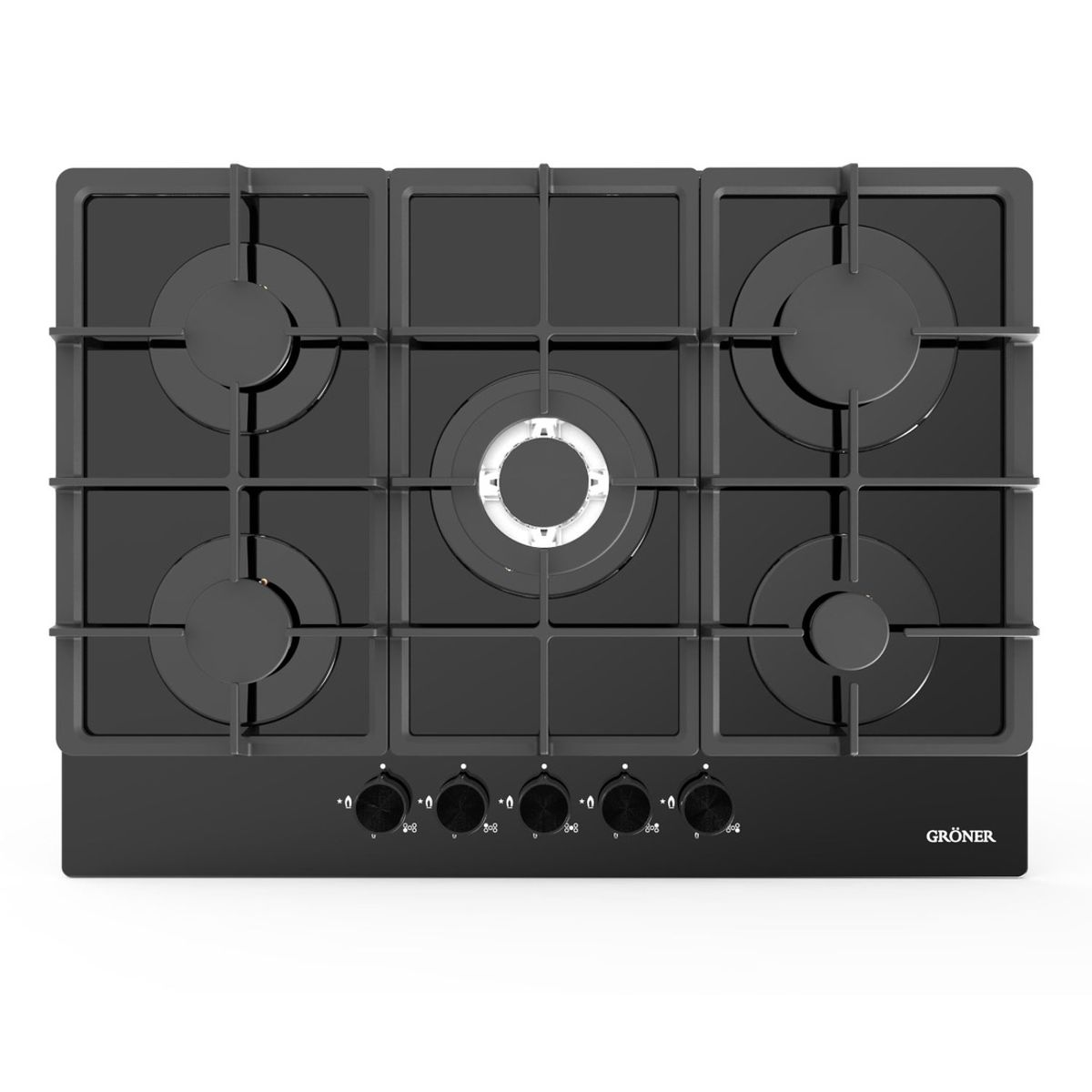 GRONER - Encimera a Gas Gröner Vitro 5QL