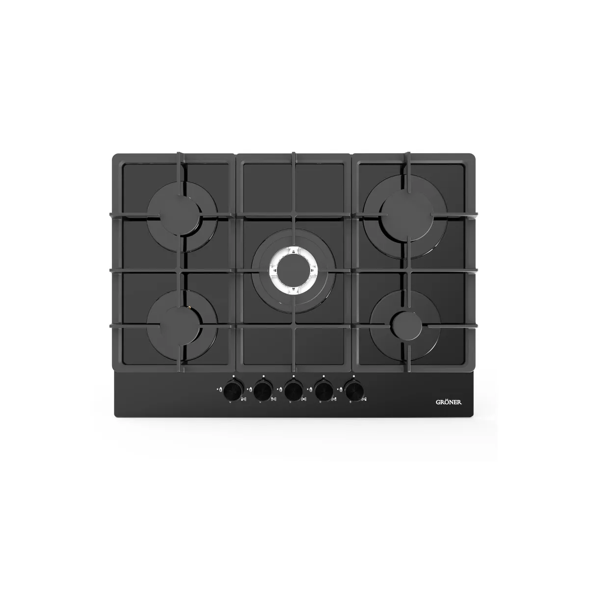 GRONER - Encimera a Gas Gröner Vitro 5QL