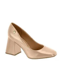 VIZZANO - Zapato Mujer Taco Cuadrado Oro Rosado